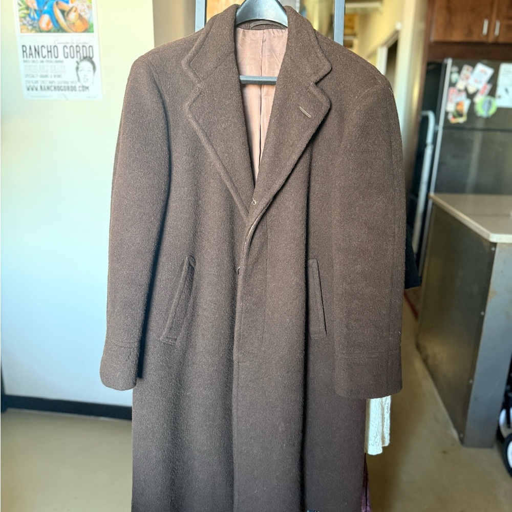 Vintage Brown Overcoat